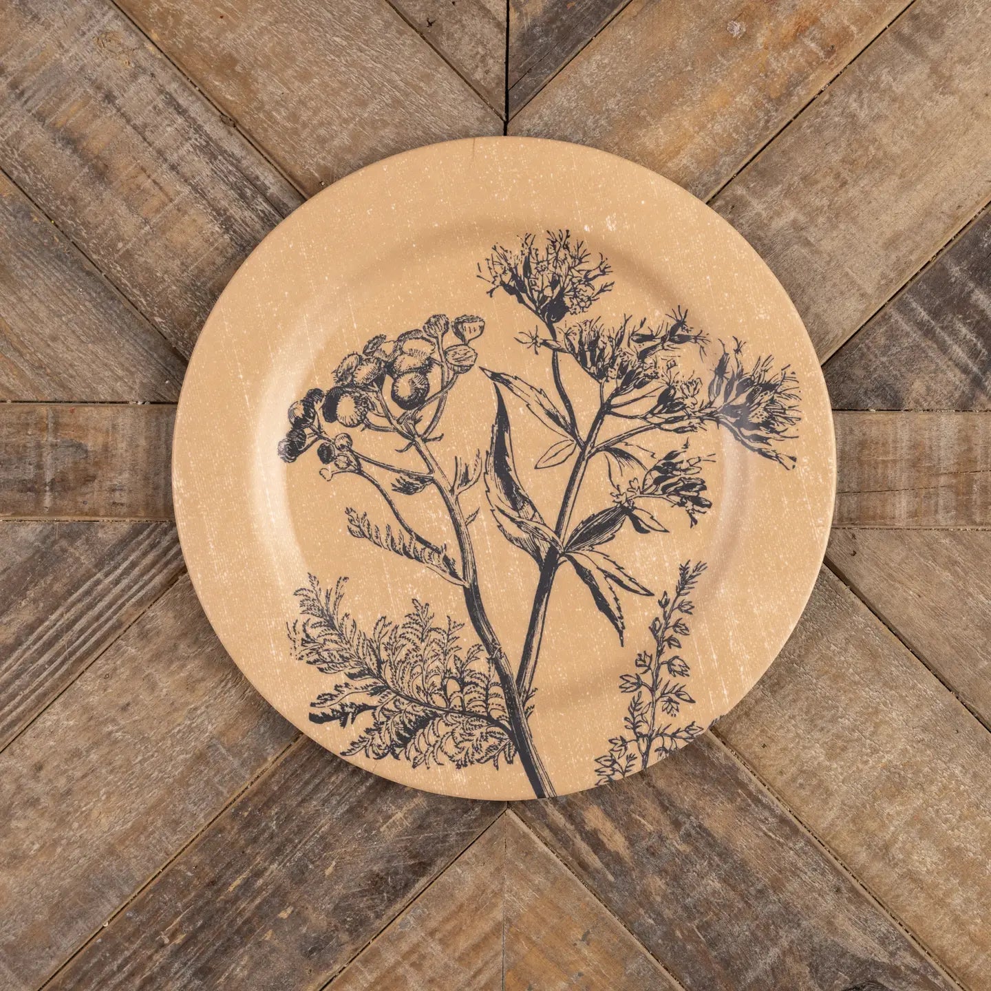 Set of 4 Botanical Plate