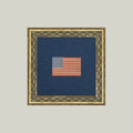 Gingham American Flag Frame 9x9