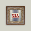 Gingham USA 6x6 Frame