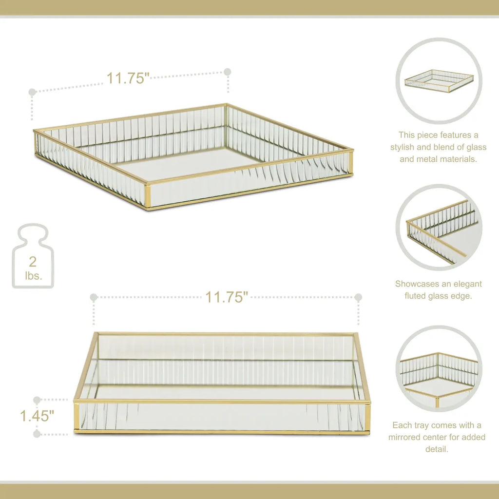 Large Glass Tray