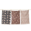 Moody Block Print Tea Towels