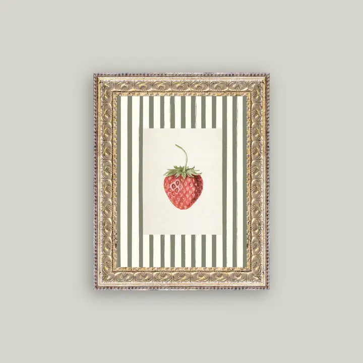 Strawberries & Stripes 8x10 Frame