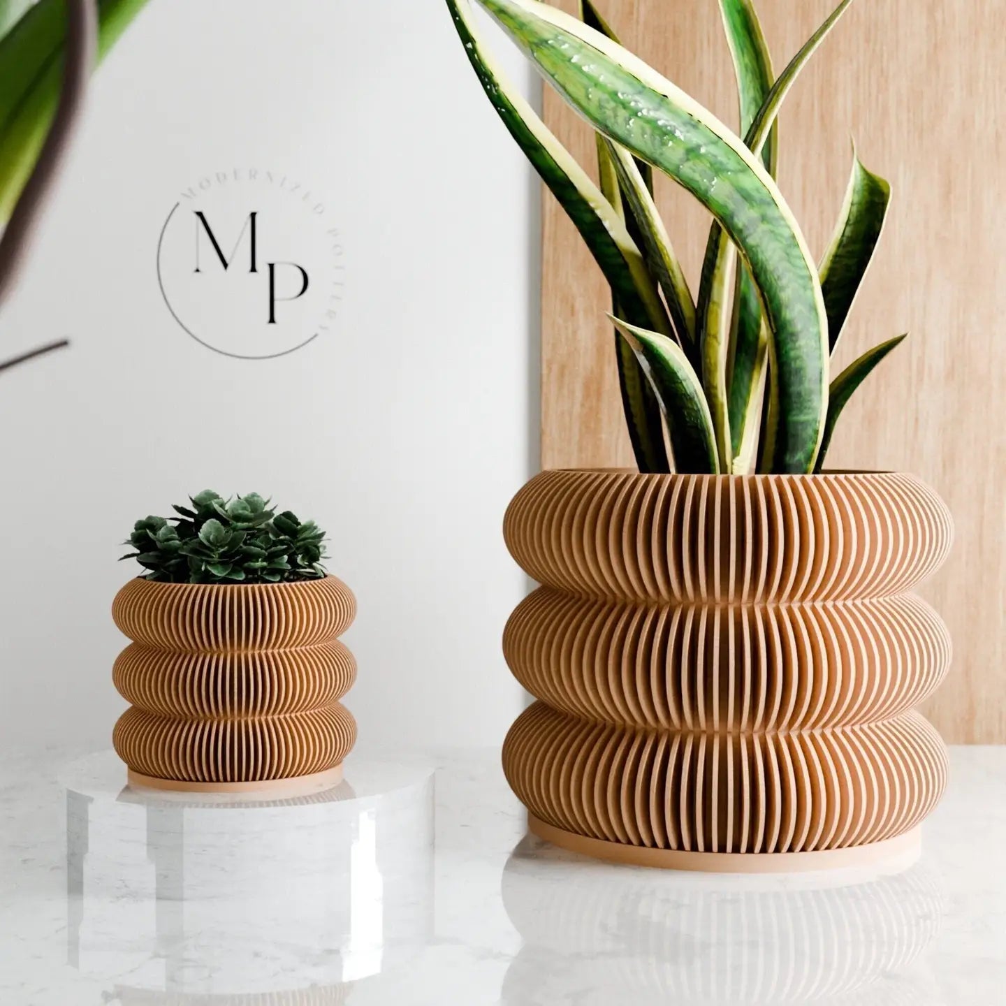 4" Triple Bubble Planter